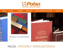 Tablet Screenshot of palsa.pl